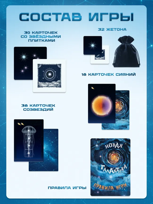Новая галактика. Настольная игра 24 Новая галактика. Настольная игра 24