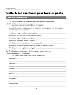 Французский язык. Второй иностранный язык. 8 класс. Рабочая тетрадь и контрольные работы 11