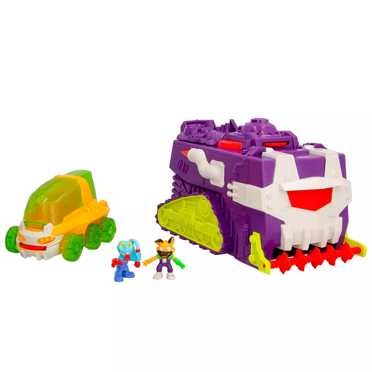 Игровой набор Мега захватчик, Metazells, с 2 машинками, 2 фигурками и аксессуаром, клан Рокеров. 6