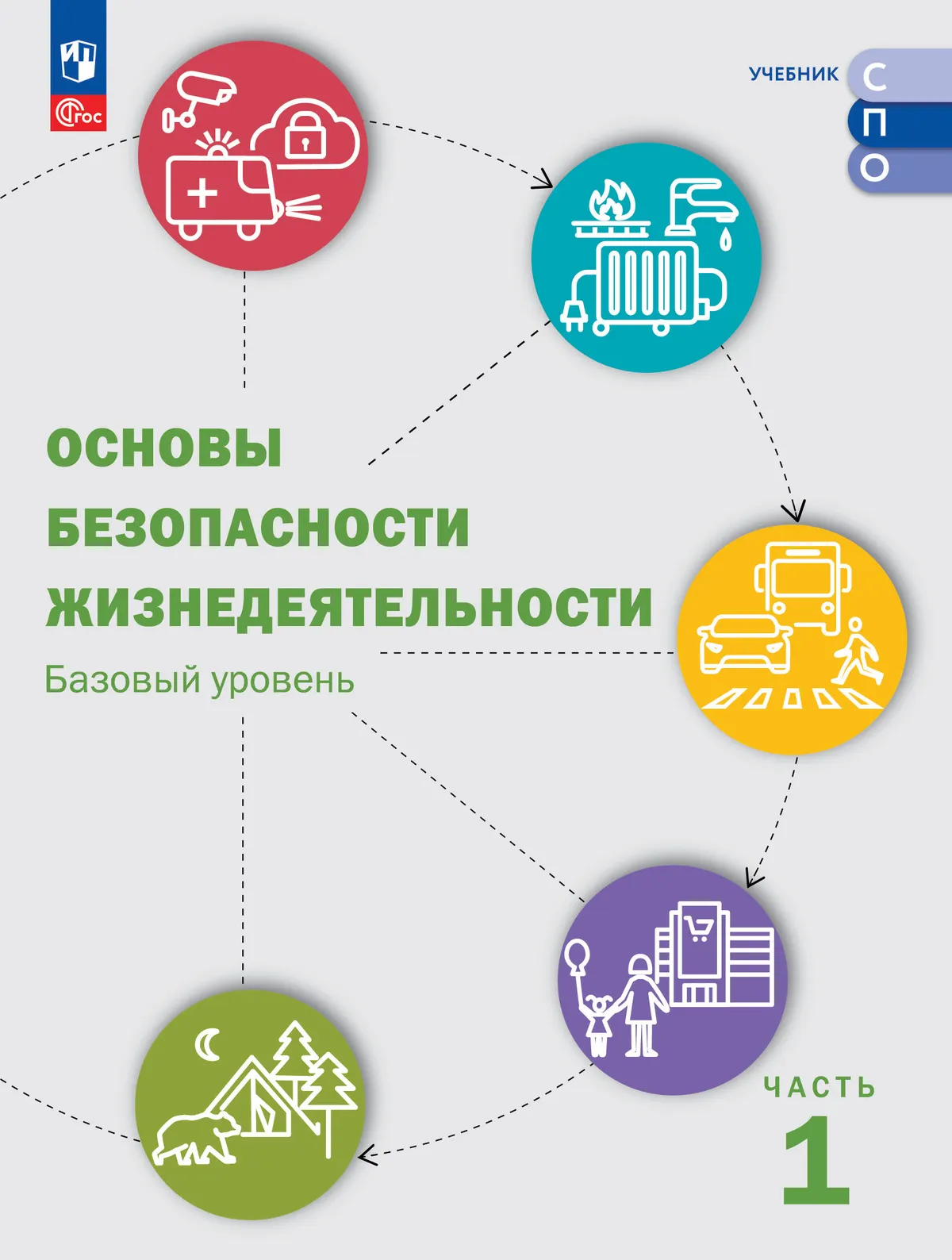Основы безопасности жизнедеятельности. Базовый уровень. Учебник для СПО. В 2 ч. Часть 1. 1