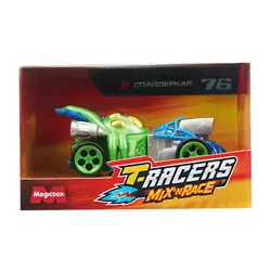 Машинка разборная T-RACERS MIX 'N RACE, в коробке с прозрачным окном, Спайдеркар 3