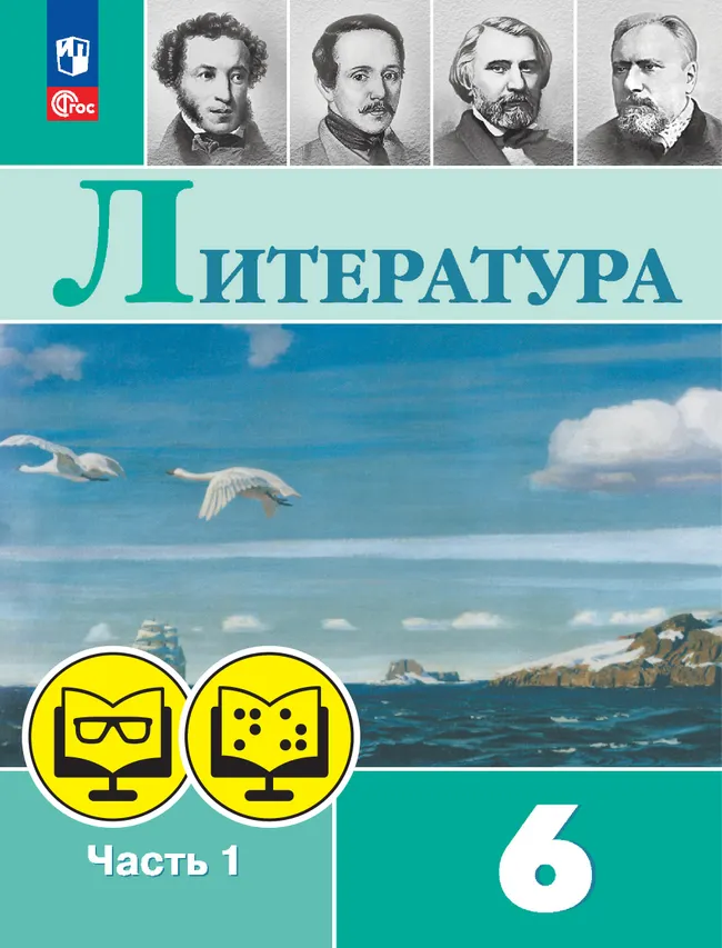Литература. 6 класс. В 2 частях. Часть 1 (для обучающихся с нарушением зрения) 1