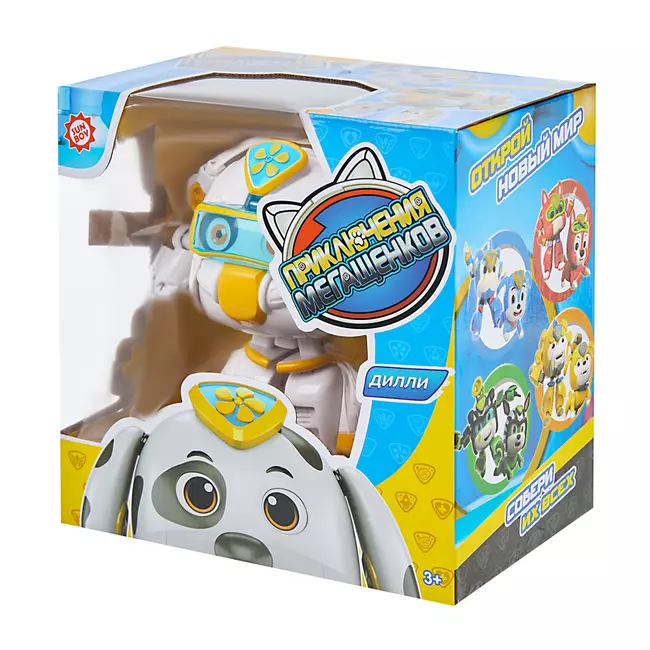 Игрушка трансформер стандарт Приключения мегащенков, Дилли 17