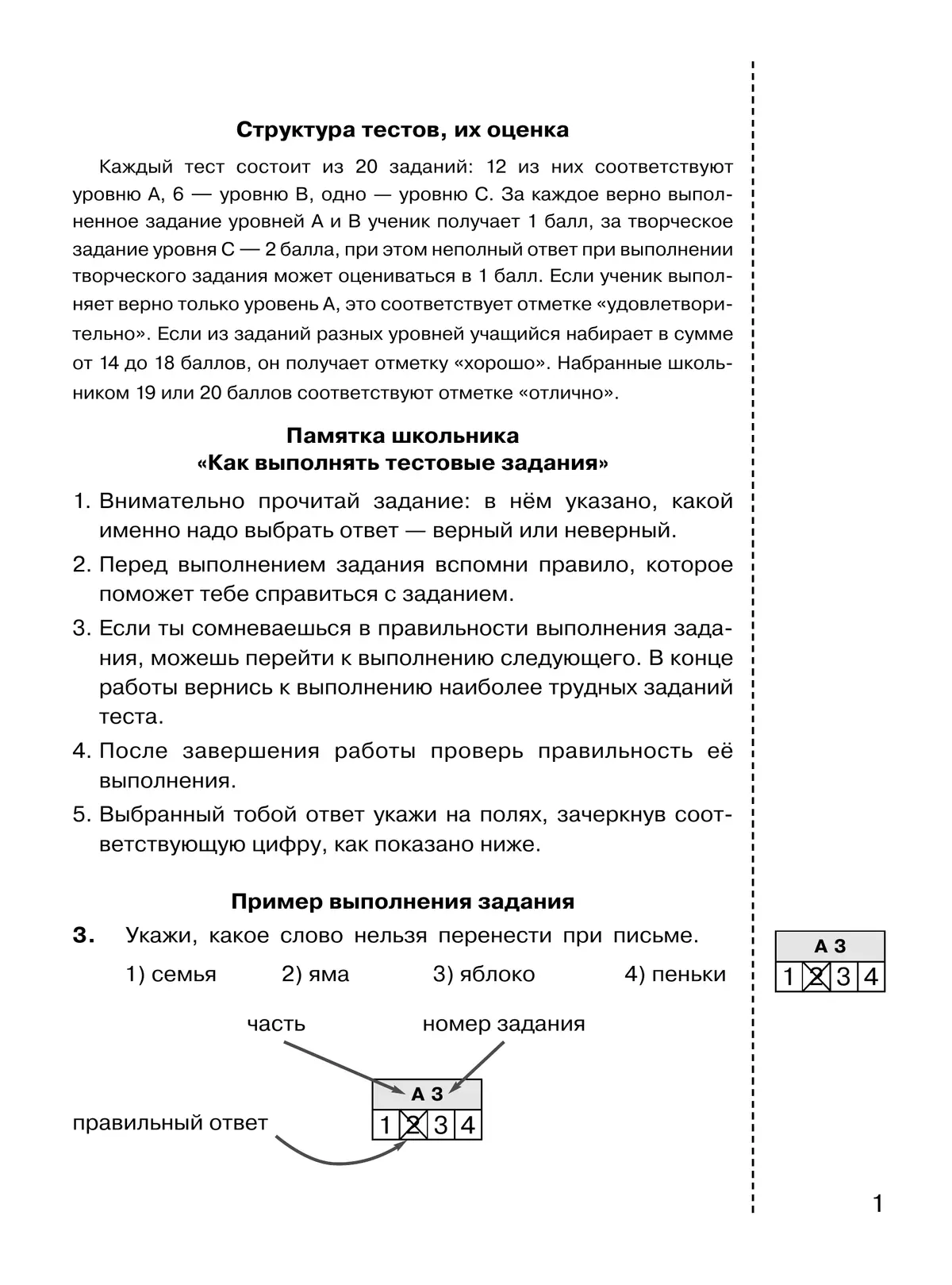 ИТОГОВЫЕ ТЕСТЫ по русскому языку для 4 класса 9