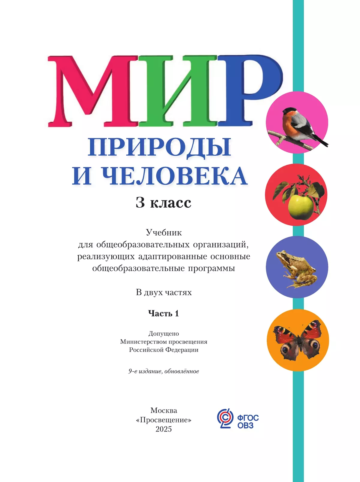 Мир природы и человека. 3 класс. Учебник. В 2 частях. Часть 1 (для обучающихся с интеллектуальными нарушениями) 12