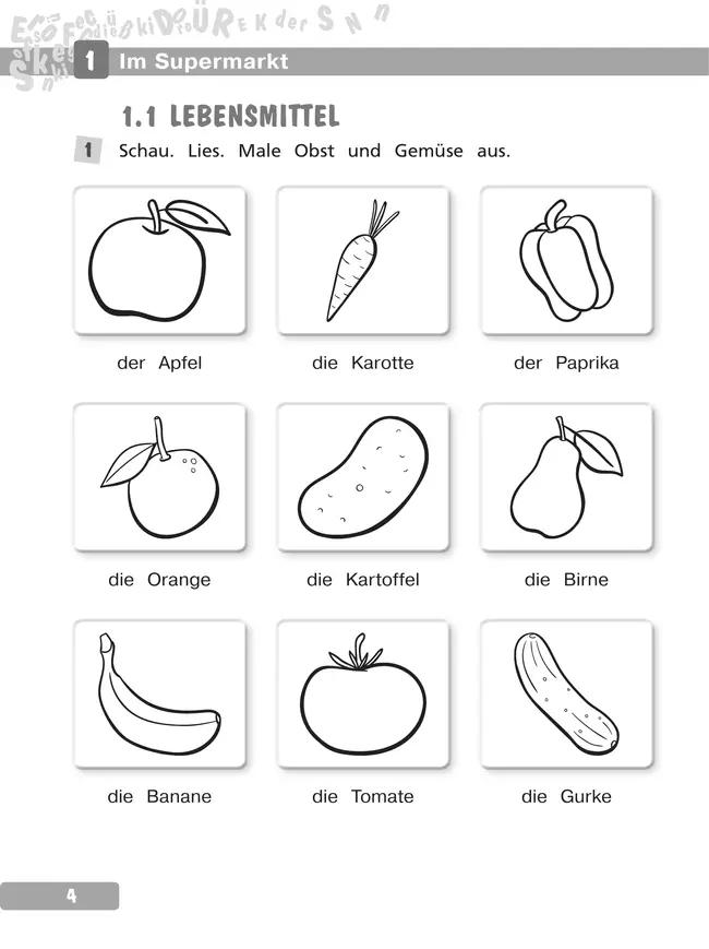 Немецкий язык. Слова и фразы. Сборник упражнений. 4 класс 10
