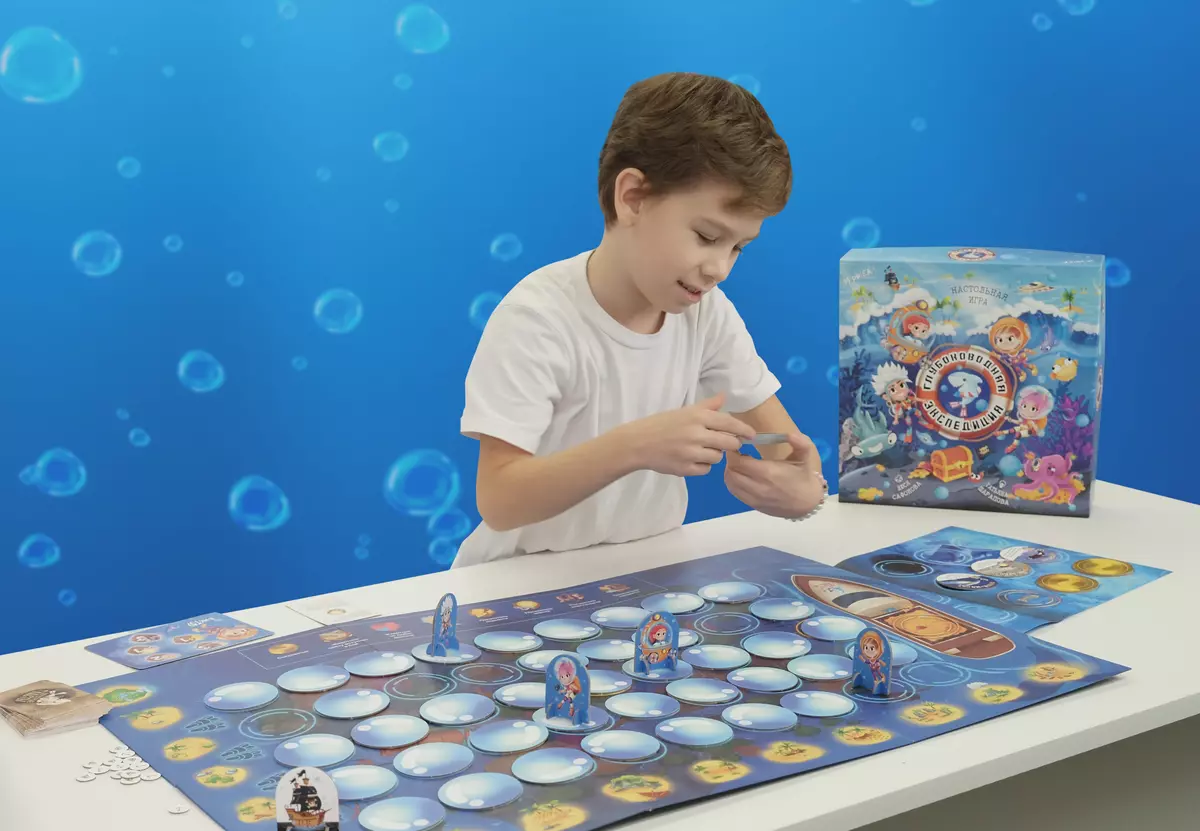 Глубоководная экспедиция. Настольная игра 12 Глубоководная экспедиция. Настольная игра 12