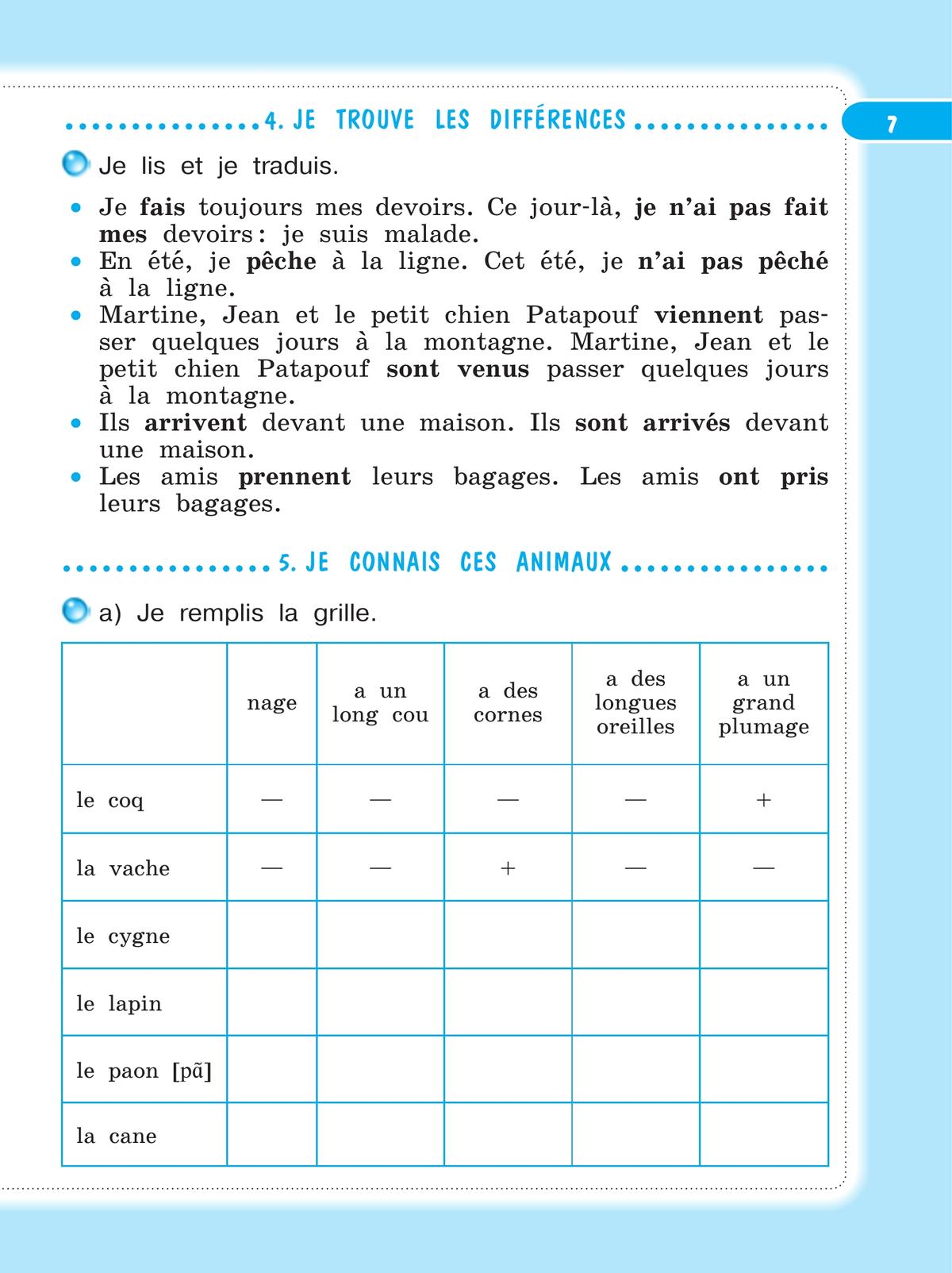 Французский язык. Рабочая тетрадь. 4 класс 10