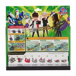 Игрушка-трансформер Mecard ball (Мекардбол) мини, Акан 5