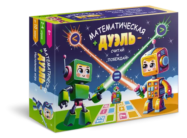 Математическая дуэль. Настольная игра 1 Математическая дуэль. Настольная игра 1