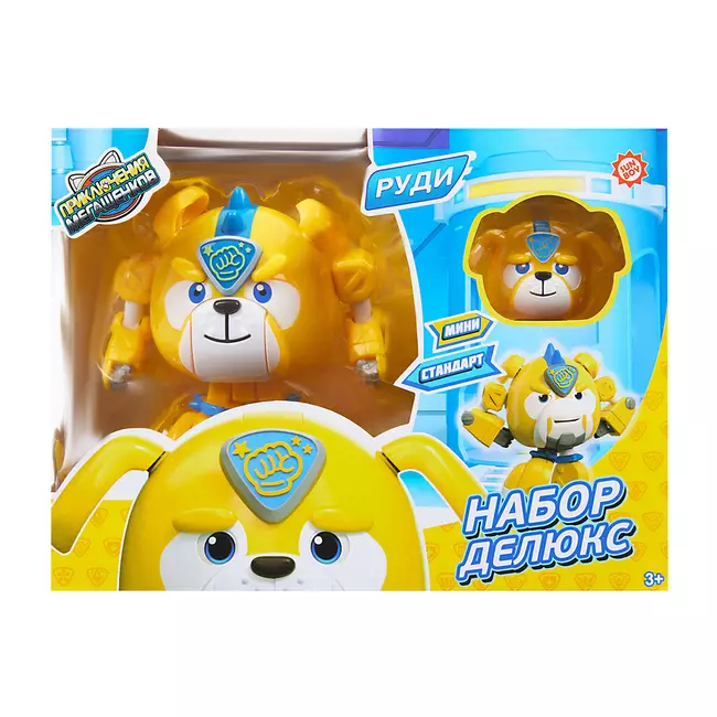 Игровой набор трансформеров (стандарт и мини) Приключения мегащенков, Руди 1 Игровой набор трансформеров (стандарт и мини) Приключения мегащенков, Руди 1