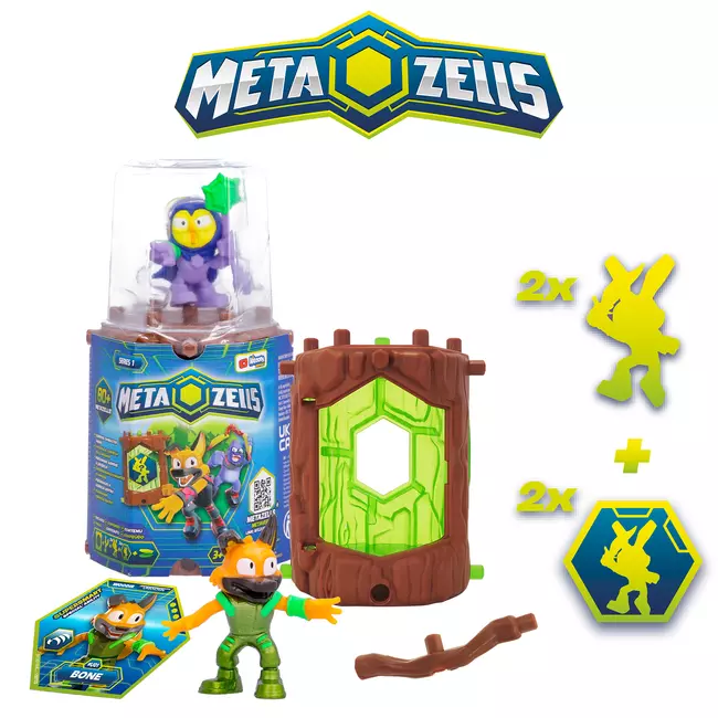 Игровой набор-сюрприз c 2 фигурками и аксессуарами, Metazells 25
