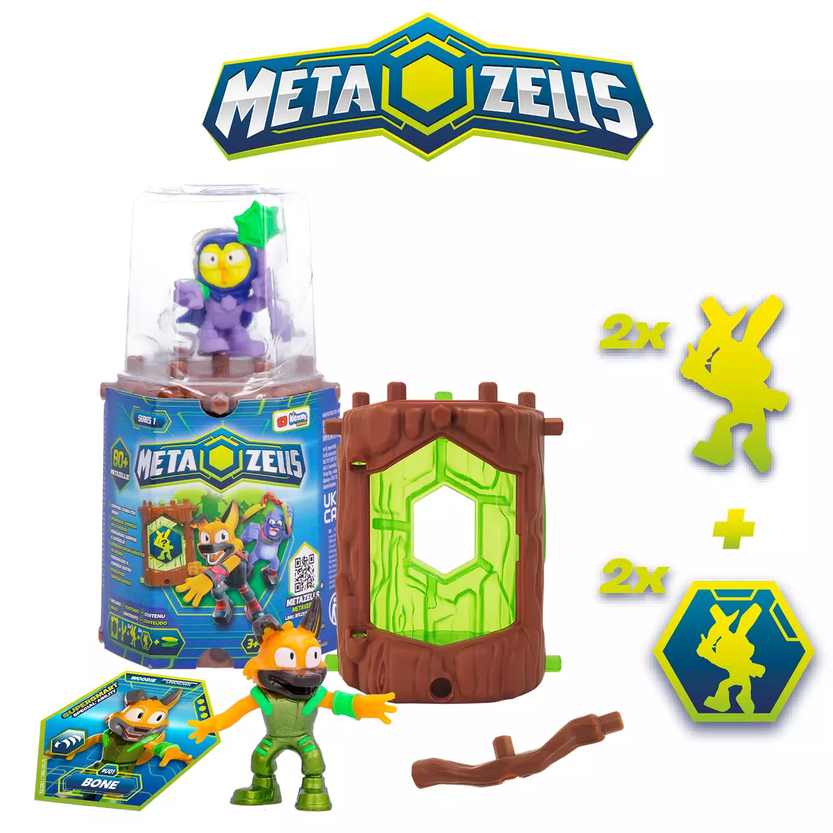Игровой набор-сюрприз c 2 фигурками и аксессуарами, Metazells 25 Игровой набор-сюрприз c 2 фигурками и аксессуарами, Metazells 25
