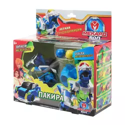 Игрушка-трансформер Mecard ball (Мекардбол) мини, Пакира 20