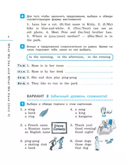 Английский язык. Контрольные работы. 3 класс 31