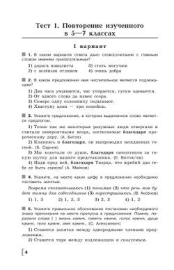 Русский язык. Тематические тесты. 8 класс 17