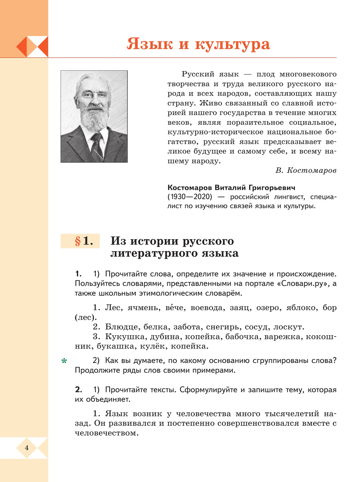 Русский родной язык. 6 класс. Учебник 10