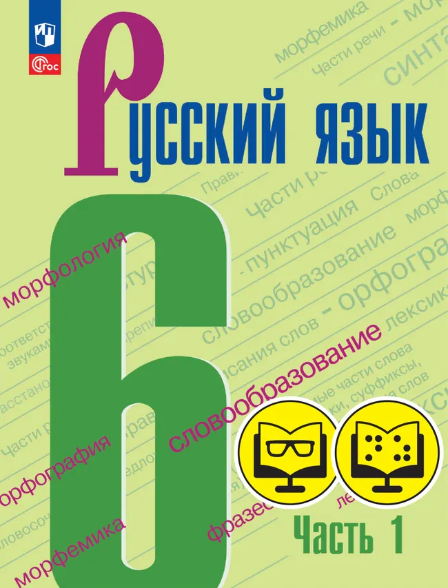 Русский язык. 6 класс. В 2 частях. Часть 1 (для обучающихся с нарушением зрения) 1 Русский язык. 6 класс. В 2 частях. Часть 1 (для обучающихся с нарушением зрения) 1
