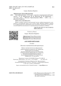 Английский язык. Лексико-грамматический практикум. 2 класс 3