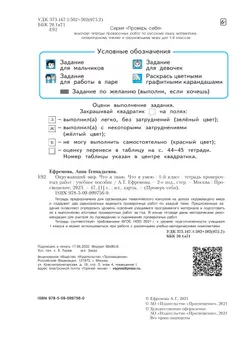 Окружающий мир. 1 класс. Тетрадь проверочных работ. Что я знаю. Что я умею 5