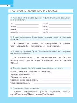 Русский язык. Рабочая тетрадь. 6 класс 41