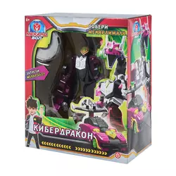 Игрушка-трансформер Mecard ball (Мекардбол) стандарт, Кибердракон 8