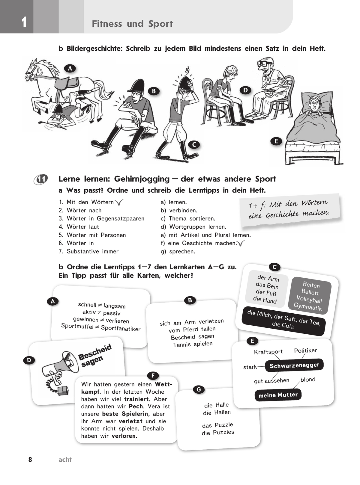 Немецкий язык. Второй иностранный язык. Рабочая тетрадь. 8 класс 5