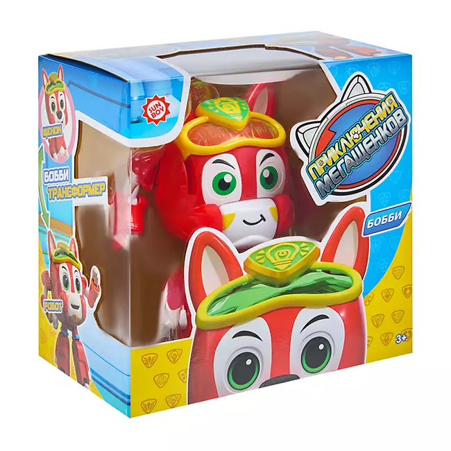 Игрушка трансформер стандарт, Приключения мегащенков, Бобби 5