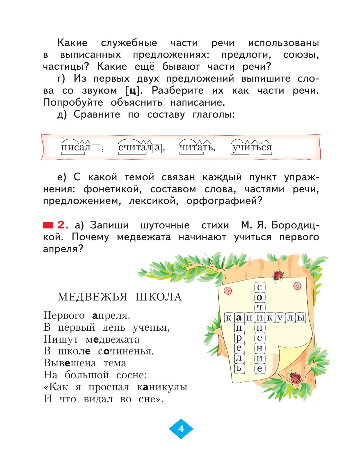 Русский язык. 4 класс. Учебник. В 2 ч. Часть 1 6