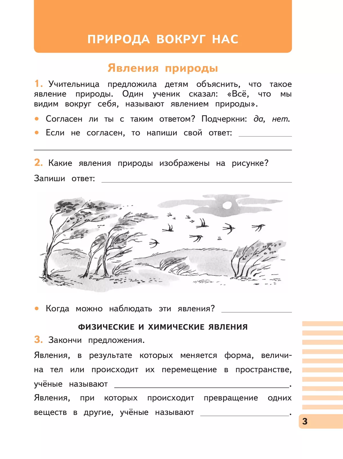 Окружающий мир. 3 класс. Рабочая тетрадь. В 2 частях. Часть 1 8