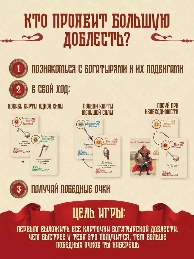 Богатыри земли Русской. Настольная игра 12