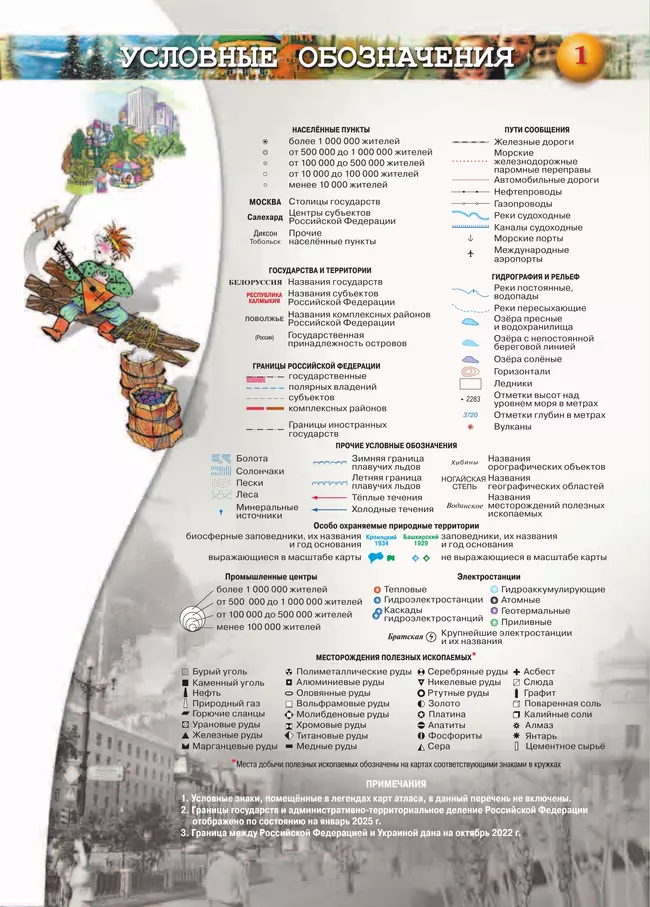 География. Россия: природа, население, хозяйство. 8-9 классы. Атлас 11