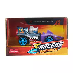 Машинка разборная T-RACERS MIX 'N RACE со сменными деталями, в коробке с прозрачным окном, Бешеная акула 22